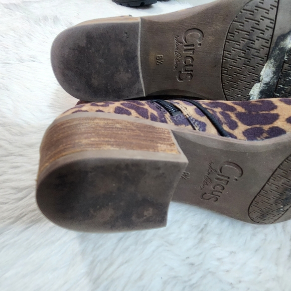 Circus by Sam Edelman Leopard Print Boots - Picture 9 of 10